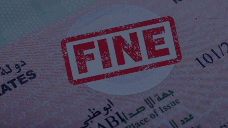 How to check overstay fines 2026