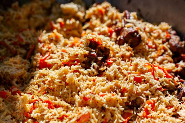 Basmati rice with saffron