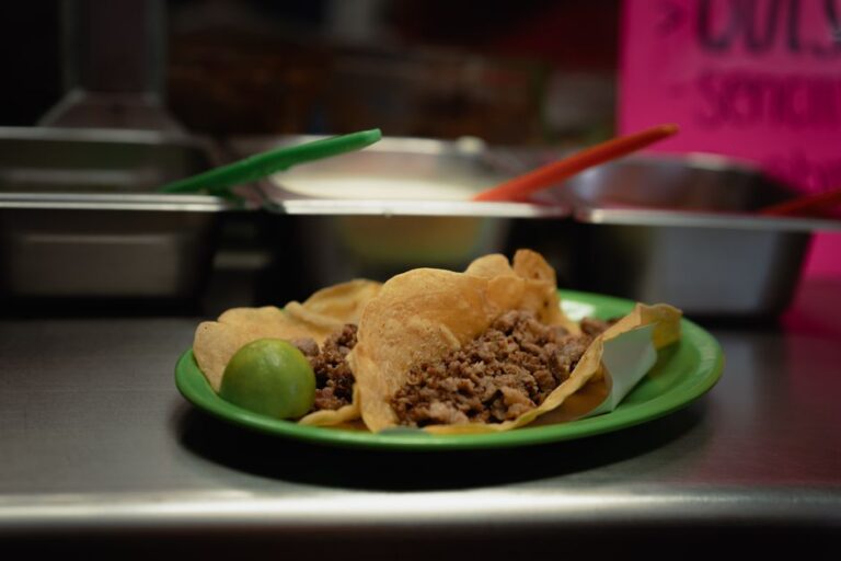 Mexican tacos on a plate