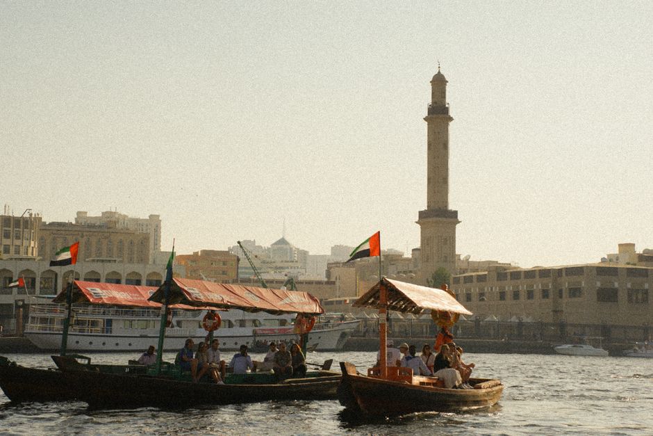 An abra on Dubai Creek