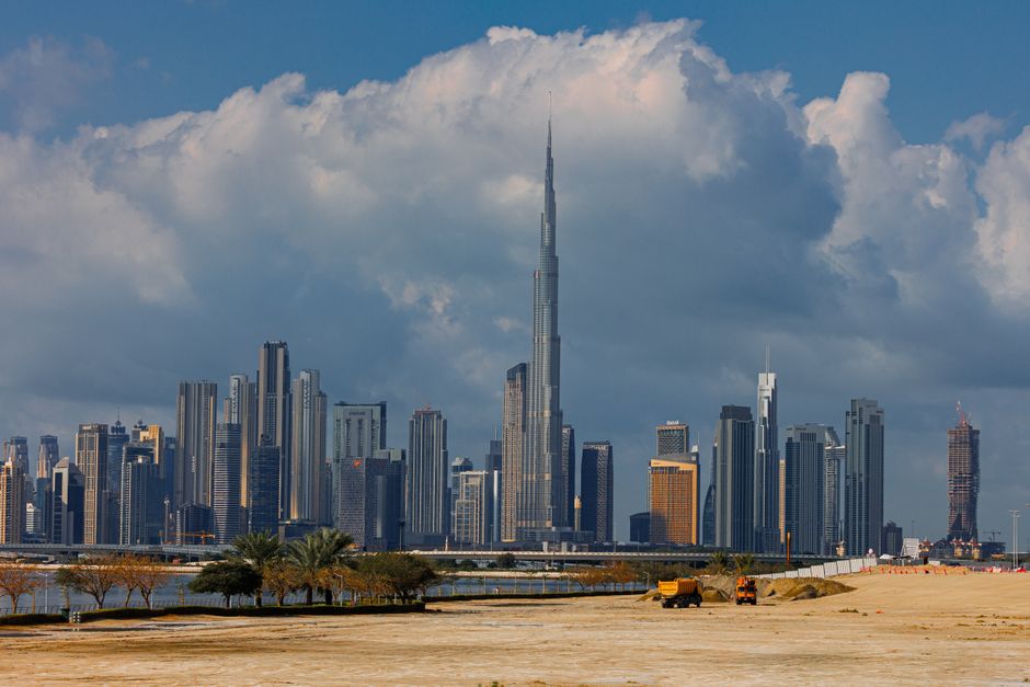 The Dubai skyline
