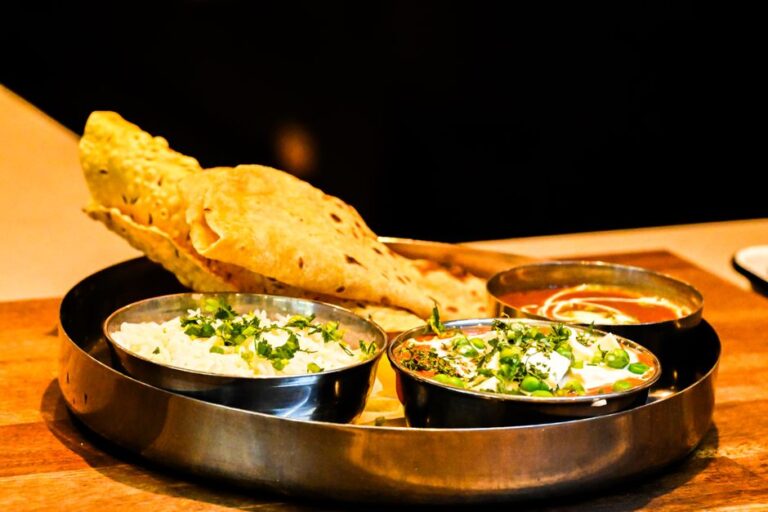 An Indian thali