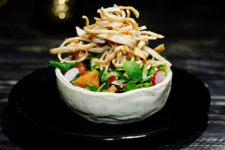 A bowl of fattoush