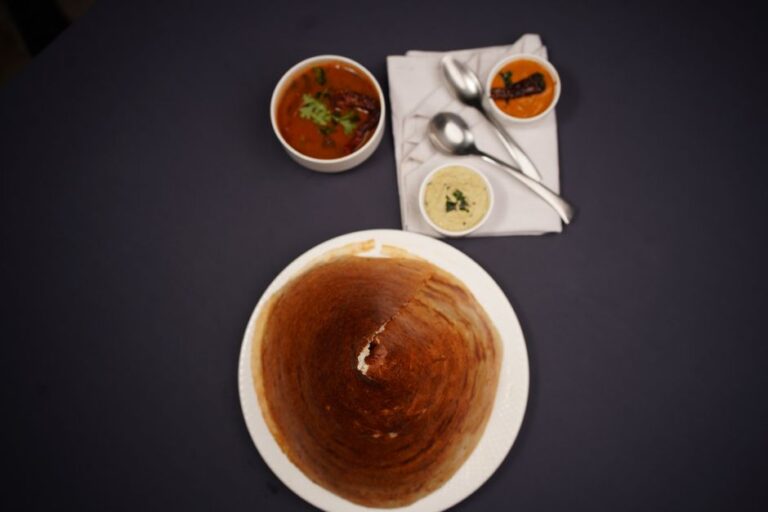 A South Indian meal plate